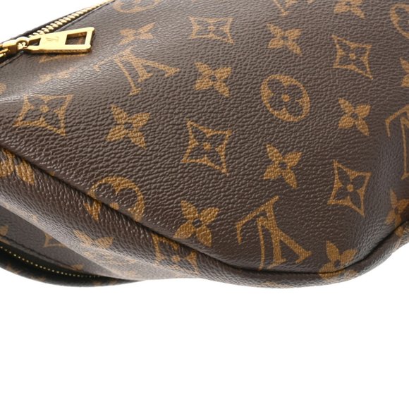 LOUIS VUITTON Louis Vuitton Monogram Bum Bag Brown M43644 Men's Canvas Body - Picture 7 of 12